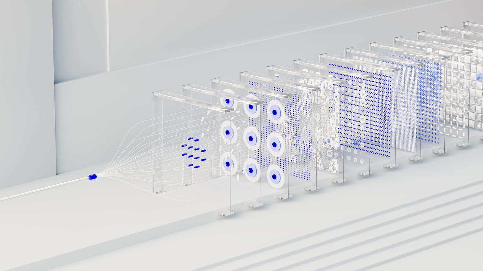 Visualizacion abstracta de capacidades tecnologicas interconectadas